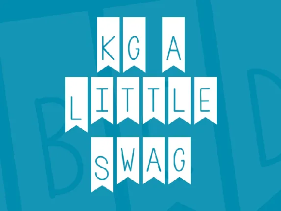 KG A Little Swag font