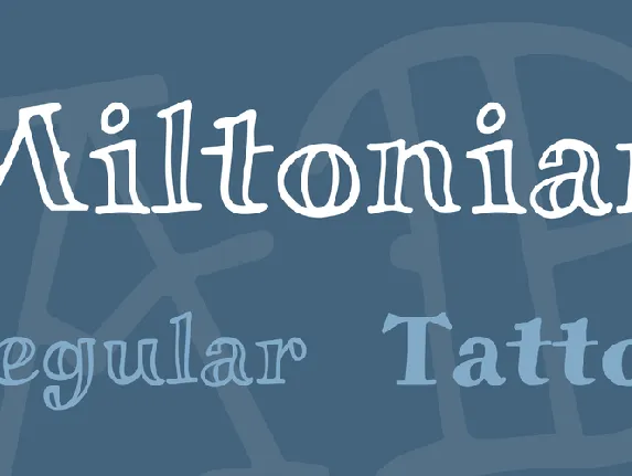 Miltonian font