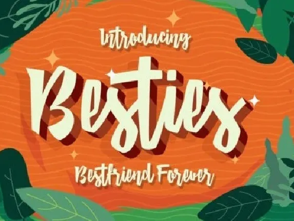 Besties Script font