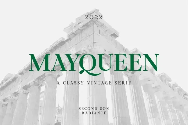 Mayqueen font