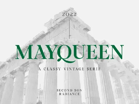 Mayqueen font