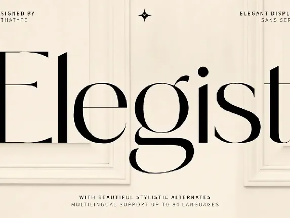 Elegist font