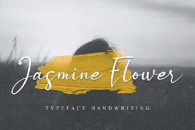 Jasmine Flower Handwritten font