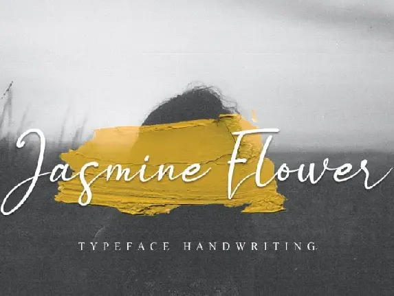 Jasmine Flower Handwritten font