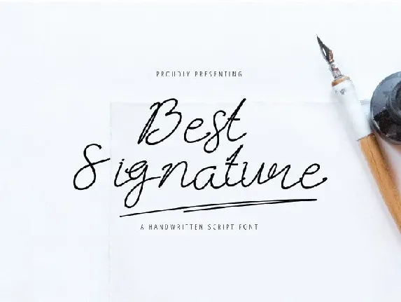 Best Signature font