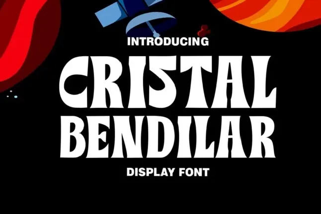 Cristal Bendilar font