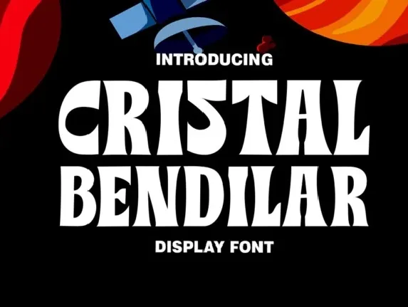 Cristal Bendilar font