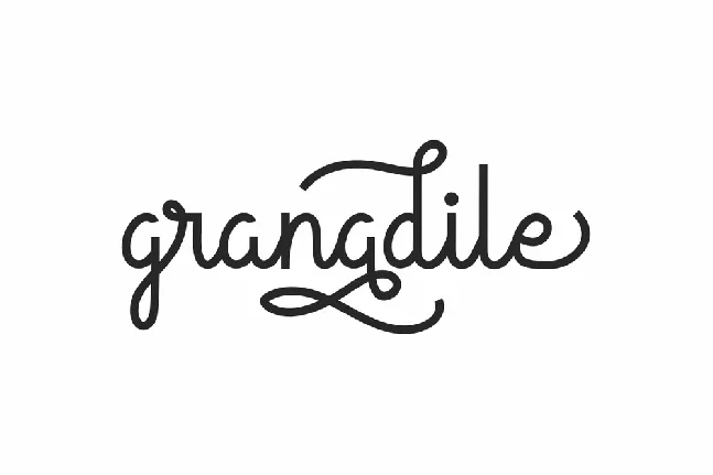 Granadile Demo font