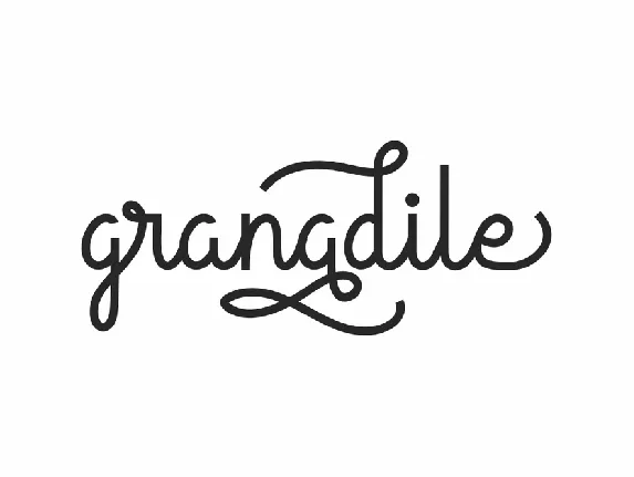 Granadile Demo font