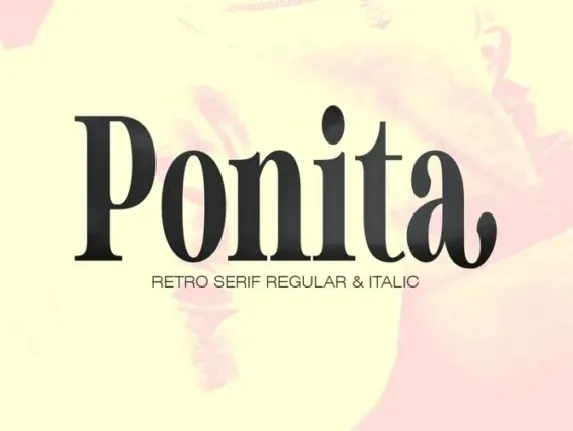 Ponita font