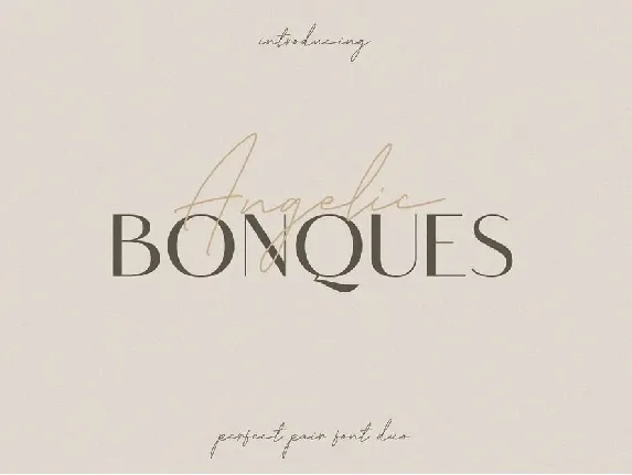 Angelic Bonques font