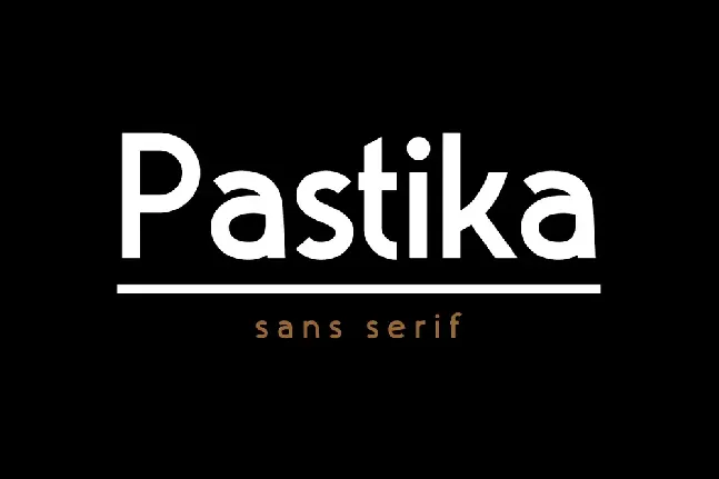 Pastika DEMO font