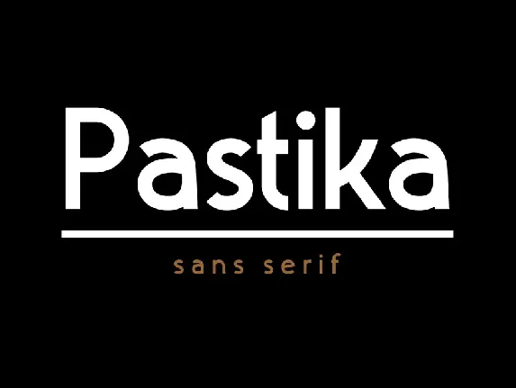 Pastika DEMO font