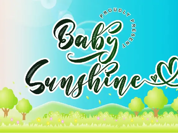 Baby Sunshine font