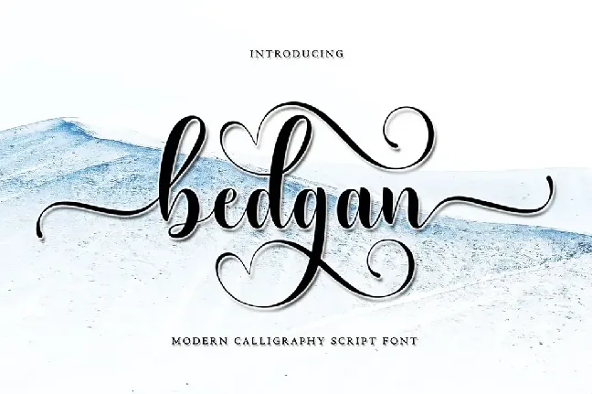 Bedgan font