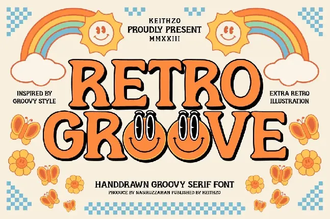 Retro Groove font