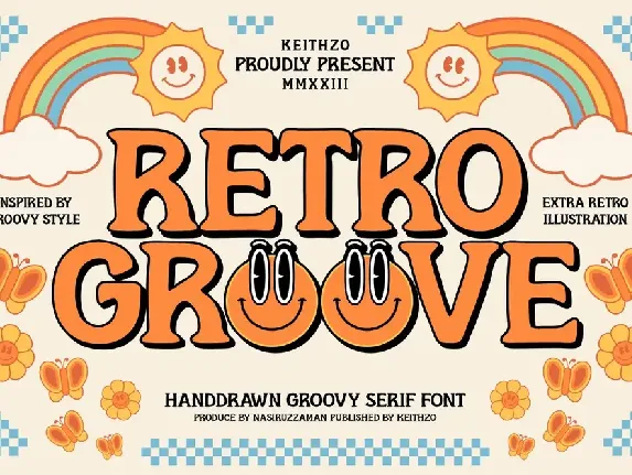 Retro Groove font