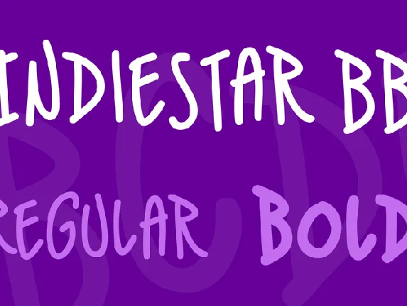 IndieStar BB font