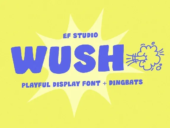 WUSH - Personal Use font