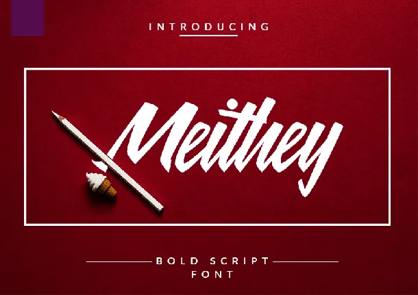 Meithey Bold Script Free font