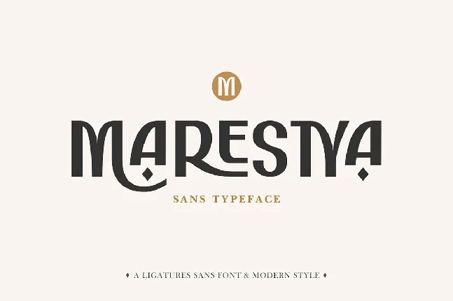 Marestya Typeface font