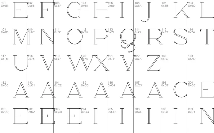 Chalga Outline Demo font