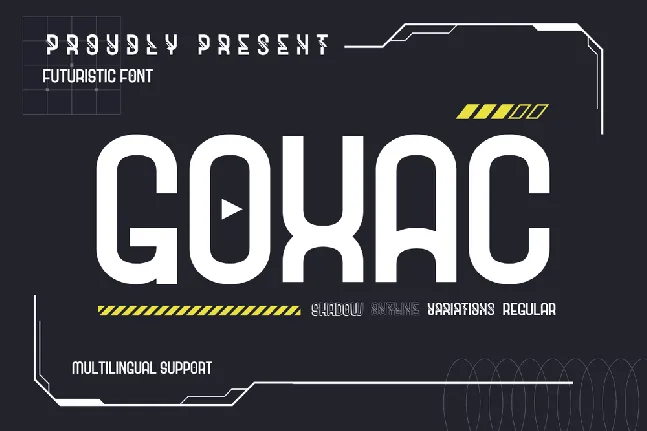 GOXAC font