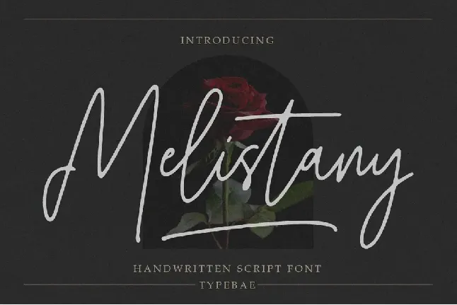 Melistany font