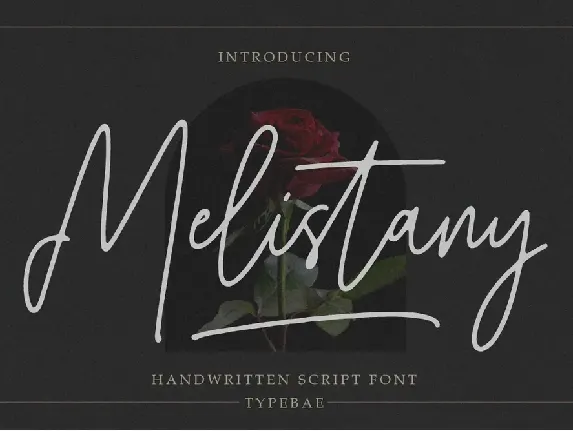 Melistany font