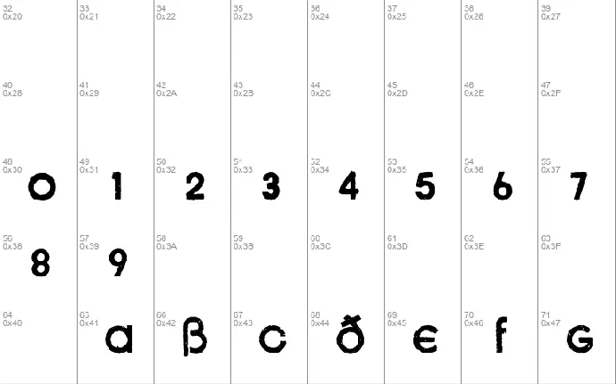 Xenophone font