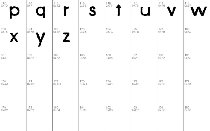 Xenophone font