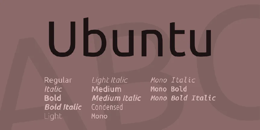 Ubuntu font