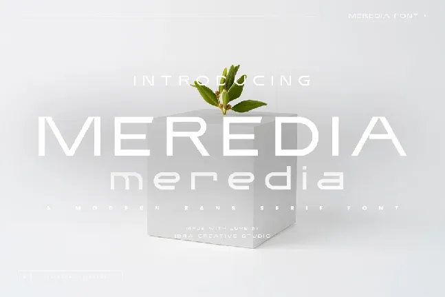 Meredia Personal Use font