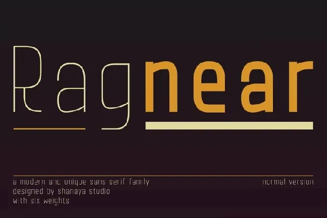 Ragnear font