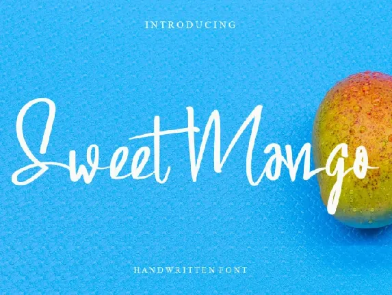 Sweet Mango font