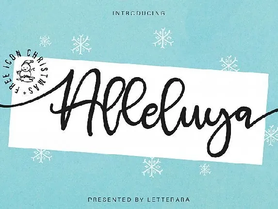 Alleluya font