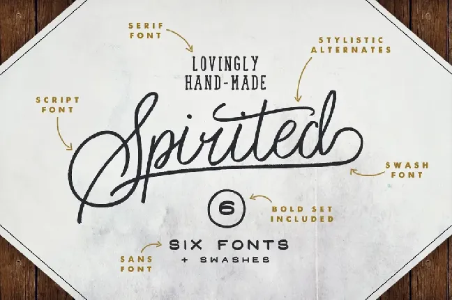 Spirited Family font