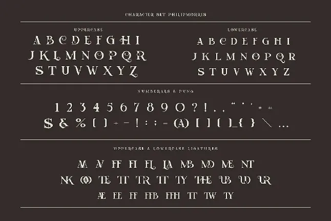 Philipmorris font