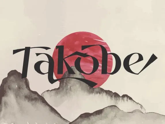 Takobe font