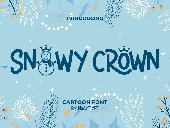 Snowy Crown Demo font