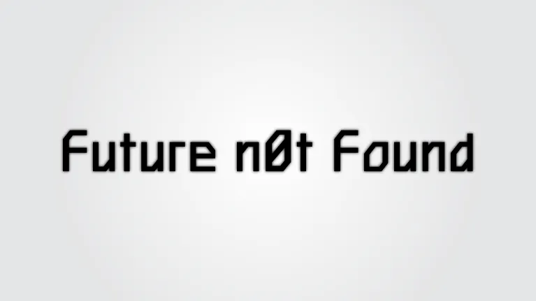 Future n0t Found font