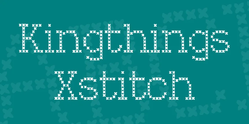 Kingthings Xstitch font