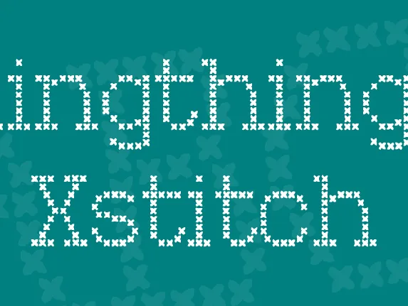 Kingthings Xstitch font