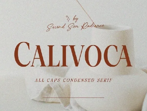 SS – Calivoca font