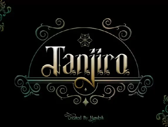 Tanjiro font