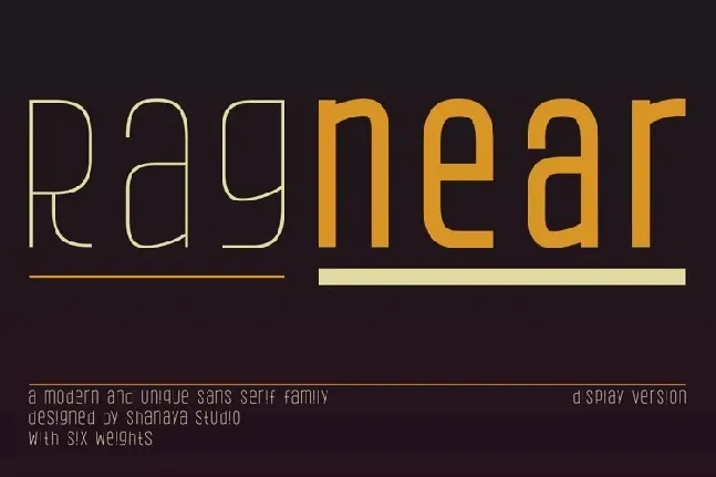 Ragnear Display font