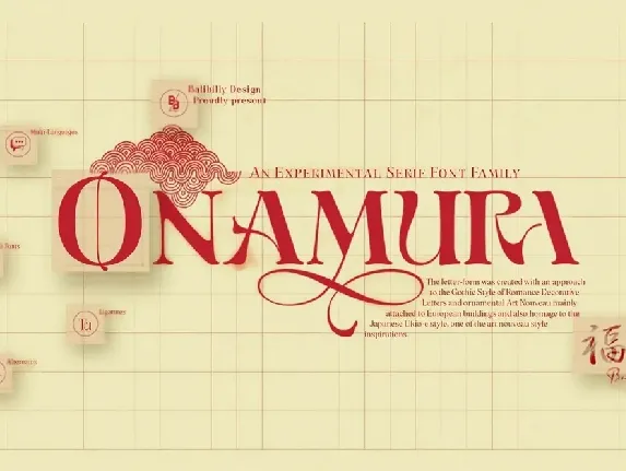 Onamura font