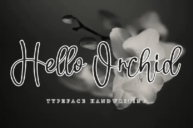 Hello Orchid Handwritten font