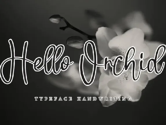 Hello Orchid Handwritten font