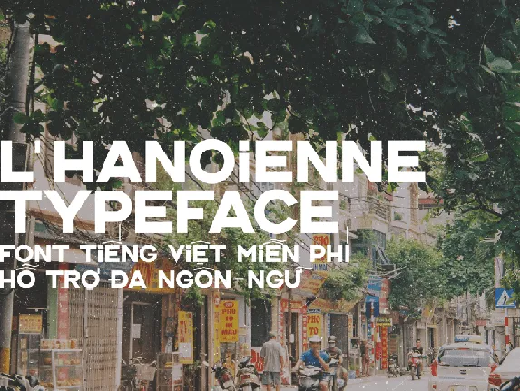 L’Hanoienne Typeface font